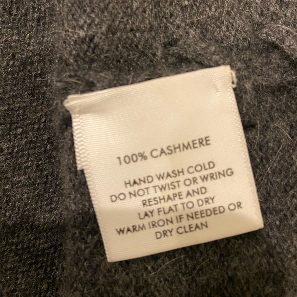 White + Warren gray open front cardigan.  Size XS - Picture 5 of 5